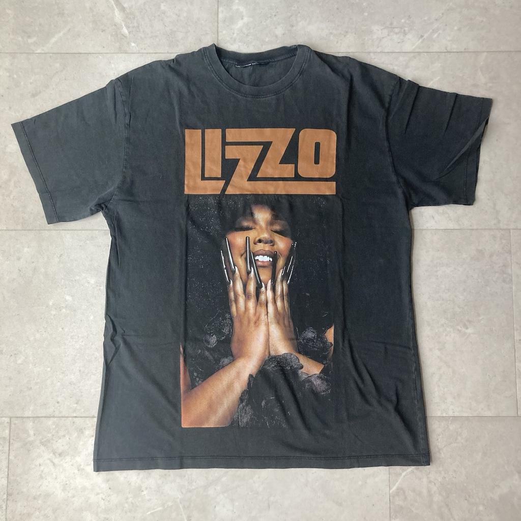lizzo fabric faded oversized rap tee size large Unisex T-Shirt