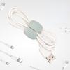 4Pcs Cable Winder Fashion Simple Round Clip USB Charger Holder Desk Tidy Organiser Wire Cord Lead for Desktop Cable