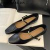 New Fashion Footwear Flats Ballet Shoes Brand Designer Women Casual Loafer Mary Janes Shoes Square Toe Ballerina Soft Shoe Mujer