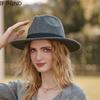 Зима-Осень, модные шерстяные фетровые шляпы Fedora для женщин и мужчин, свадебные украшения, церковные джазовые шляпы
