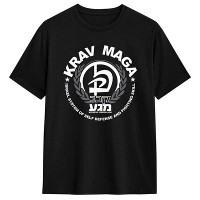 Футболка Krav Maga Израильская Военная Система Ближнего Боя Летняя Хипстерская Футболка Мужская Хлопковая С Круглым Вырезом Топ Футболки С Коротким Рукавом