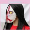 Ghost Long Hair Face Cosplay Mask For Halloween Haunted House Games Escape