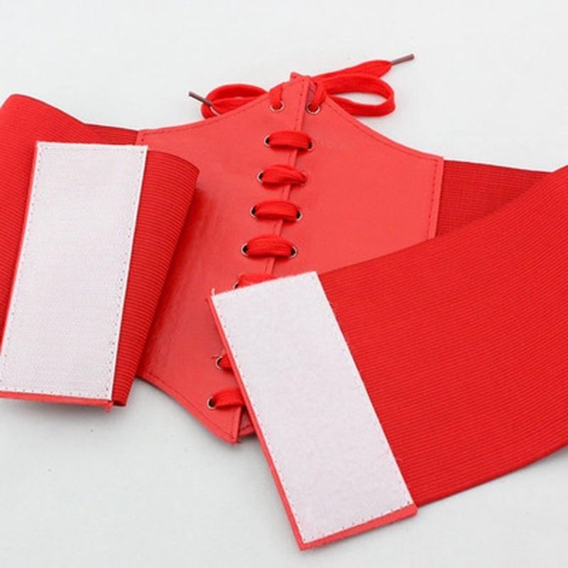 Широкие ремни из искусственной кожи для похудения для женщин, эластичные ремни с высокой талией, 1 шт.