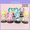 Hatsune Miku Cat Style Falling Posture Anime Fairy Tale Theme Ornament Model