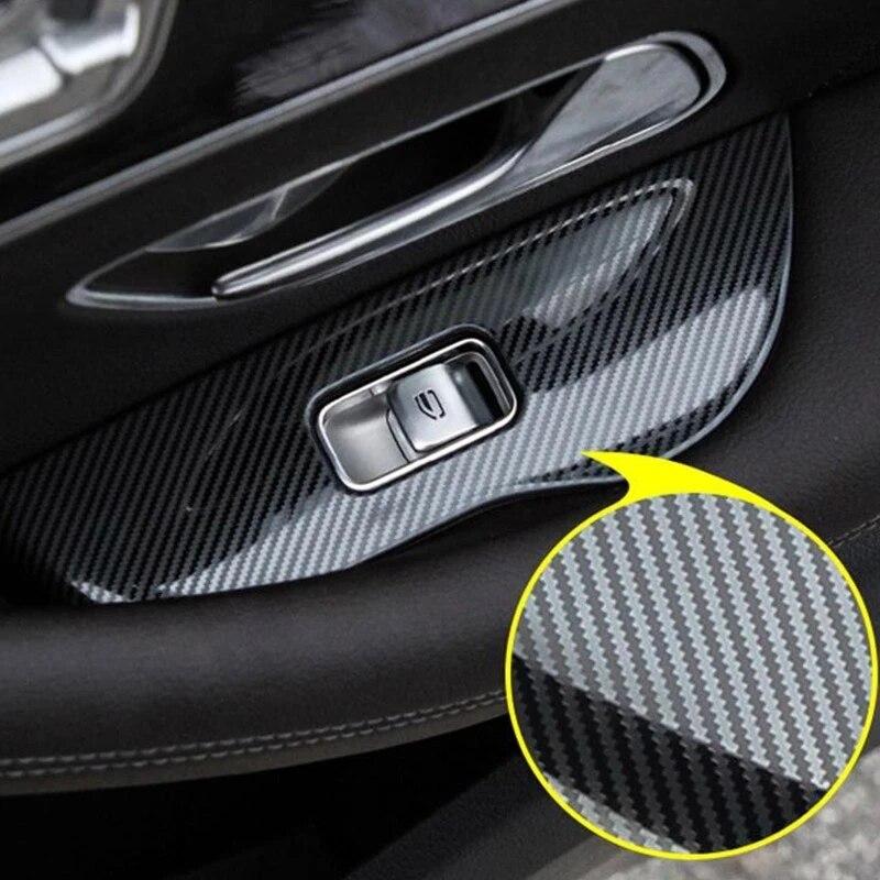 Car Window Lift Button Switch Frame Cover Trim For Mercedes Benz GLE GLS W167 X167 - Auto Interior Accessories