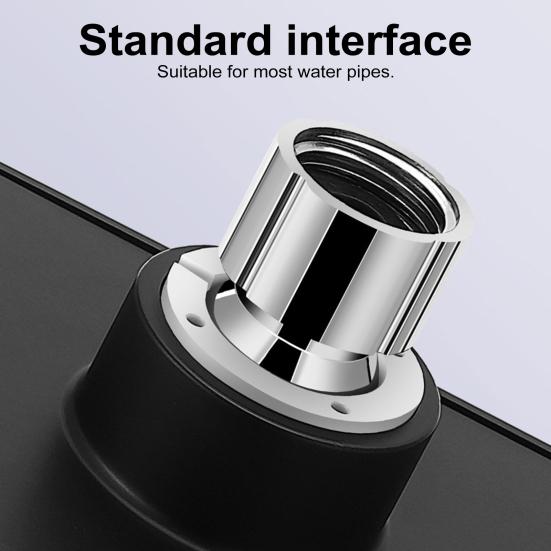 Душевая головка с высоким давлением, небольшая струя, низкое давление, гладкая поверхность, душевая головка