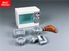 Набор MOC Кирпичи Кофейный шкаф Микроскоп Туалет Кондиционер Стол Образовательные Строительные Блоки Игрушки Подарки для Детей