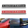 1Pc  Metal Limited Edition Logo Fender Trunk Badge Emblem Racing SUV Sports Stickers Car Body Decal for All Car