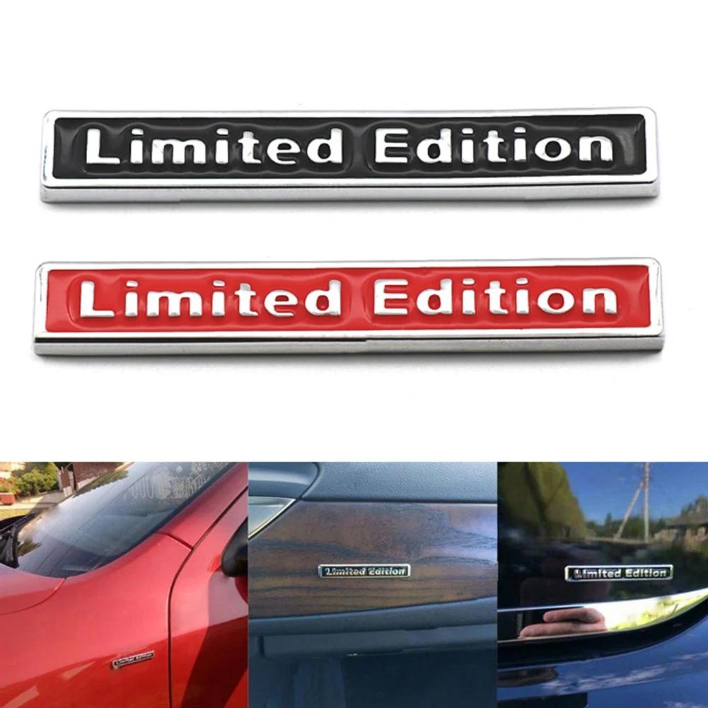 1Pc Metal Limited Edition Logo Fender Trunk Badge Emblem Racing SUV Sports Stickers Car Body Decal for All Car