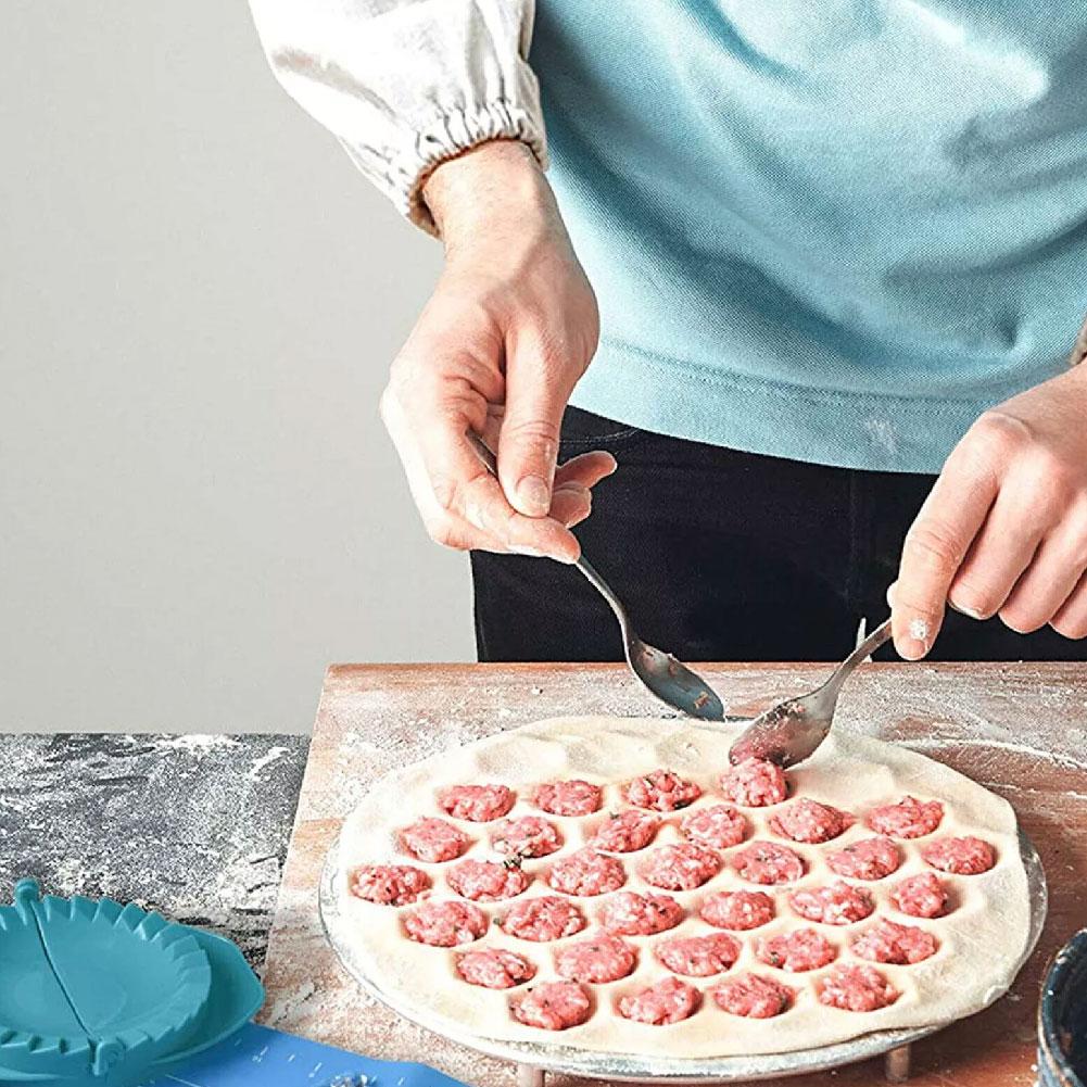 Италия Равиоли Maker Пельмени Форма 37 Отверстий Алюминий Make Форма Металлический Резак Кухня Пельмени Dum K1D1