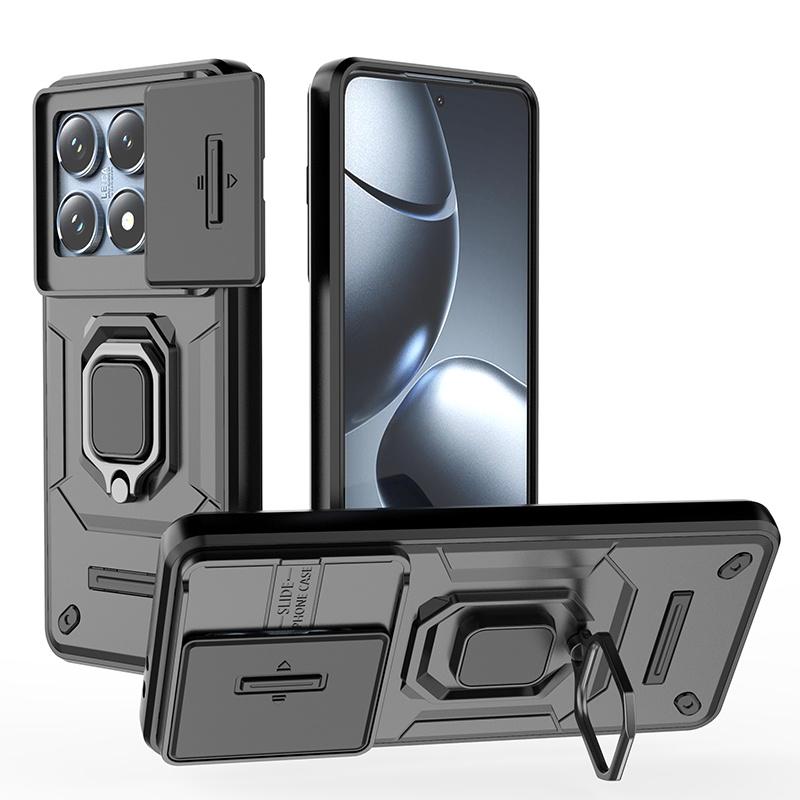 Для Xiaomi 14T Pro 5G чехол автомобильный магнитный кольцо подставка бронированные чехлы для телефонов для Xiomi Mi14T 14 T 14TPro T14 5G противоударный задний чехол