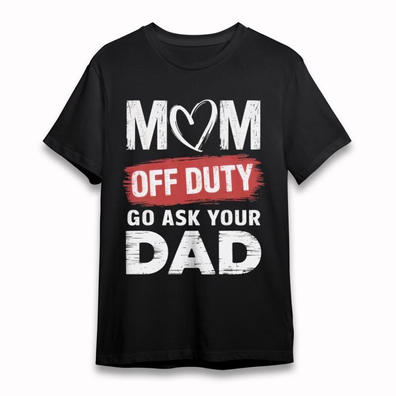 Women's T-Shirt Mens Womens Tees Top With Humor Mom Design Graphic Unisex Black Oversize Cotton Tops