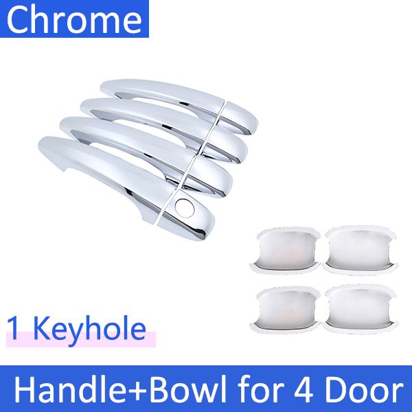for Citroen C Elysee 2013 2014 2015 2016 2017 2018 Chrome Door Handle Cover Car Accessories Styling Cap