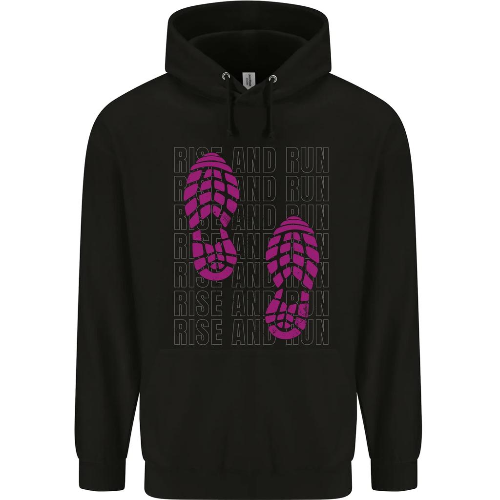 Rise & Run Running Cross Country Marathon Runner hoodie