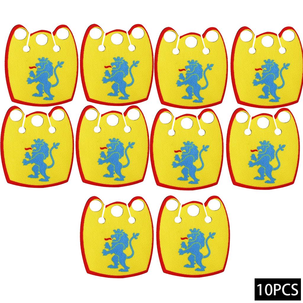 Набор Строительных Блоков MOC Офицерская Накидка Рыцари Льва Средневековье Фигурки Аксессуары Шарф Накидка из Искусственного Меха Блоки Игрушки Подарок Мальчикам