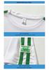 Couple's Summer Running Casual Set: Two-Bar Stripe T-Shirt & 5-Point Shorts for Men and Women