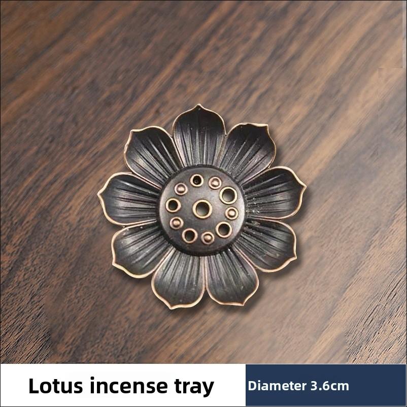 Lotus incense holder multifunctional incense holder incense gourd incense holder incense holder alloy incense holder 7