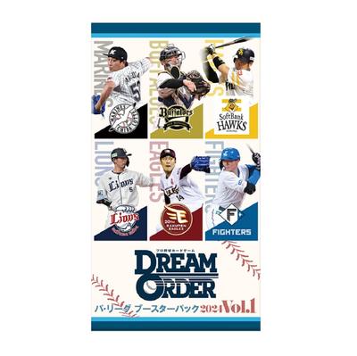 Профессиональная карточная игра в бейсбол DREAM ORDER Pacific League Бустерный набор 2024 КОРОБКА Том 1