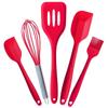 Non-Stick Silicone Cream Spatula Scraper Spoon Oil Brush Heat-Resistant Spatulas Flexible Kitchen Utensils for Baking Cooking