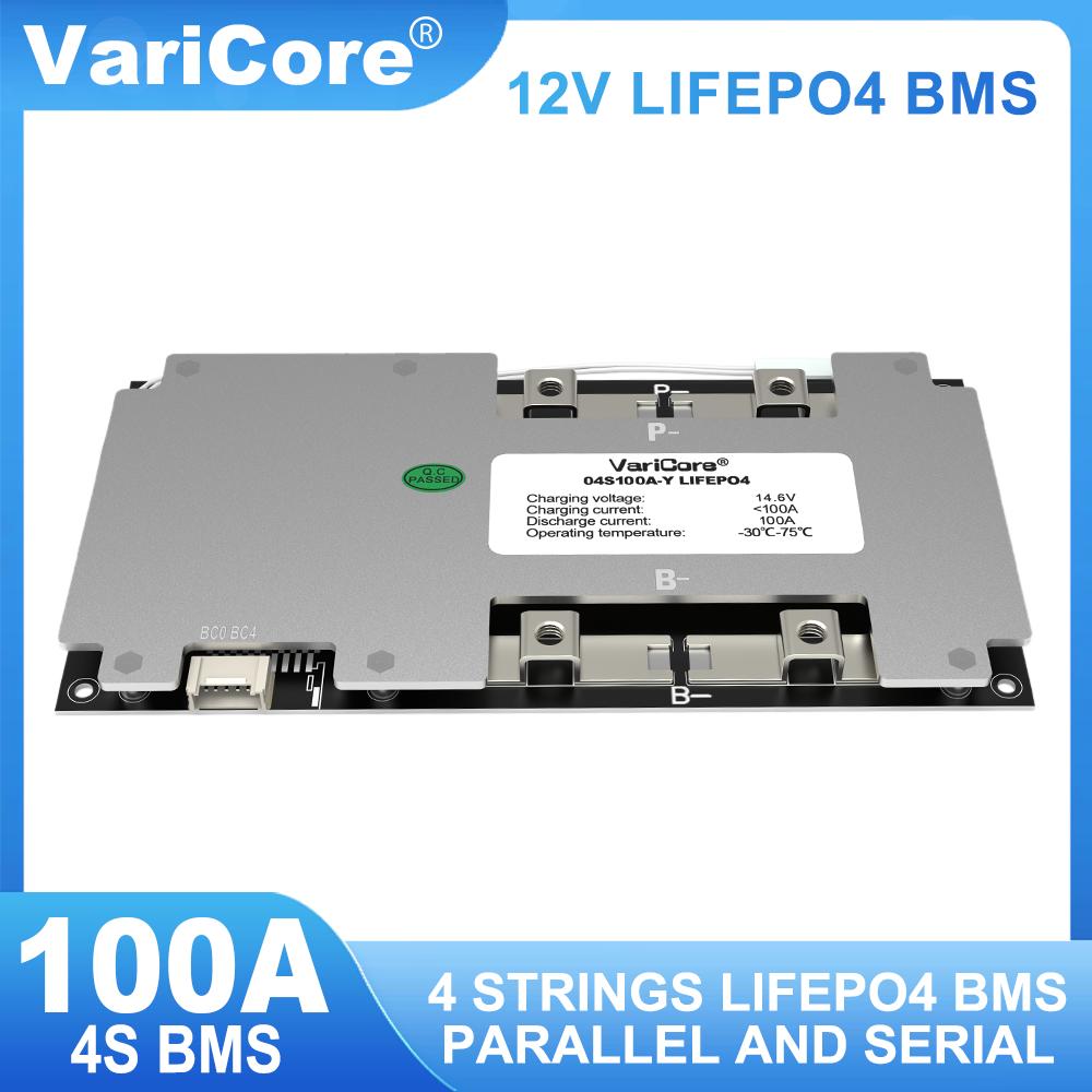 VariCore 4S 12 В 100 А BMS LifePo4 Car Start Power Balance Car Start литиевая батарея Защитная плата