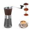 Portable Coffee Grinder, Manual Hand Coffee Mill, Coffee Bean Grinder, Lightweight and Portable, Features a Glass Container, Ceramic Grinding Core,