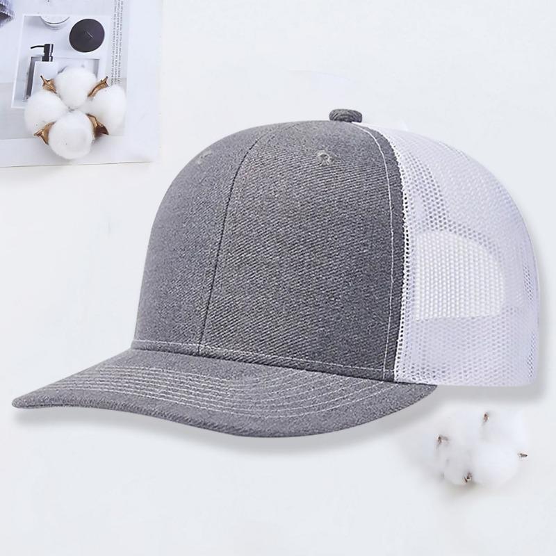 Micro-curved Mesh Hat Richardson 112 Truck Driver Hat Outdoor Sun Protection Shade Color Matching Baseball Hat