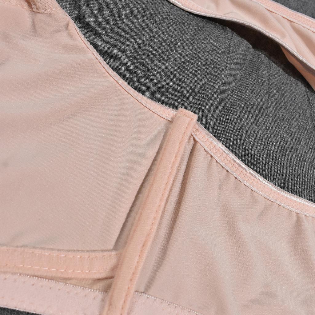 Бюстгальтер большого размера с передней застежкой, без косточек, кружевной, дышащий, удобное нижнее белье, бюстгальтер-майка