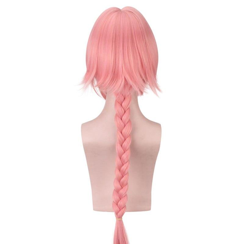 100 см прибытие игры Fate Apocryph Astolfo косплей парики длинные розовые термостойкие синтетические волосы Хэллоуин косплей парик