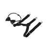 Solid Color For Girls Strap Clip Bow Tie Hanging Pants Clip Suspenders Clips Tie Suspenders Set
