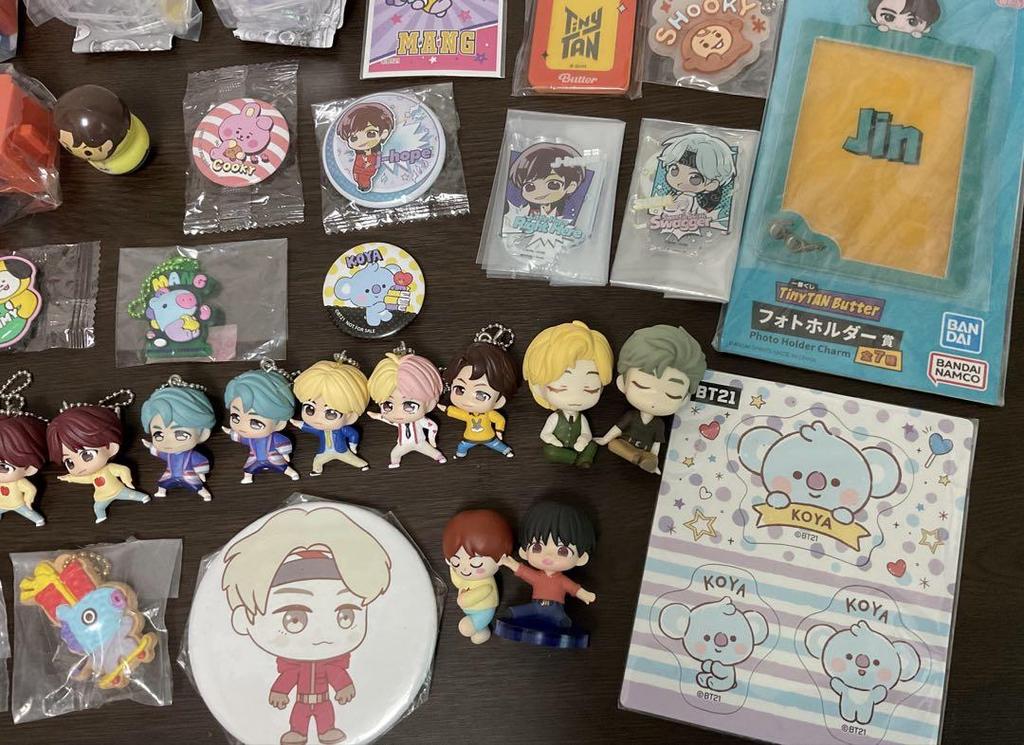 [Б/У] BTS TinyTAN Брелок Персонаж Товары Набор из 40 штук (Доставка включена)