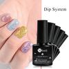 Nail Art 7ml Gel Polish Dipping Powder System Base Top Coat Activator No UV Lamp Need