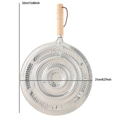 Многофункциональное кольцо-рассеиватель тепла с деревянной ручкой — изоляционная прокладка для сковороды, сковороды, кофейника