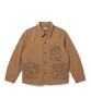 Idontwannaworktoday Shirt Jacket (Beige)