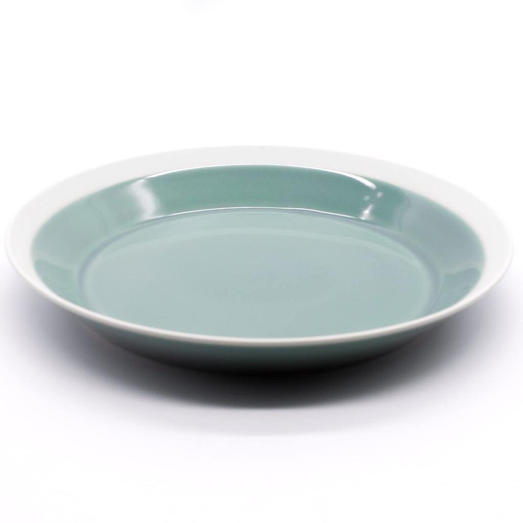 Yumiko Iihoshi Porcelain X Kimura Glass Store Dishes 200 Plate Plate Dish 20cm Made In Japan 255626 Light Blue (pistachio Green)