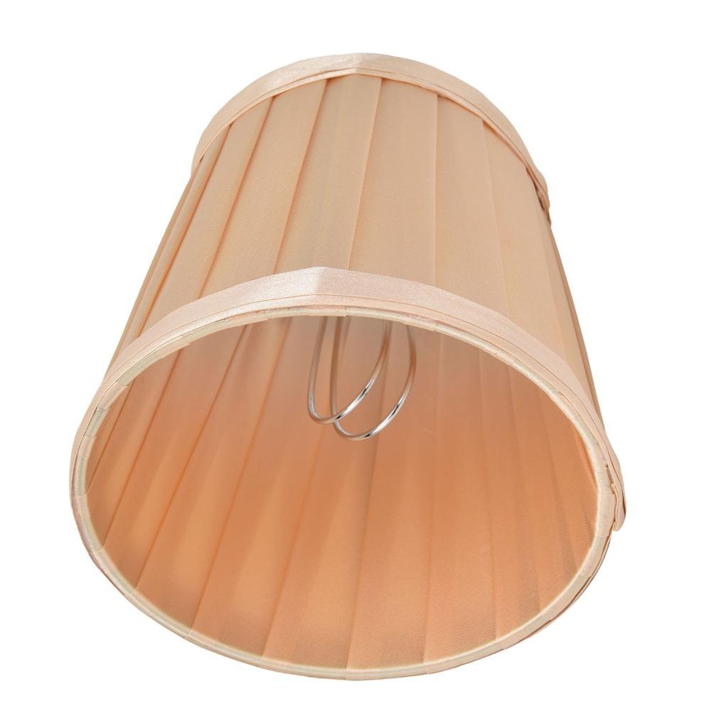 2PCS Clip On Design Small Lamp Shades Fabric Modern Simple Lampshade Simple Lamp Shades Chandelier