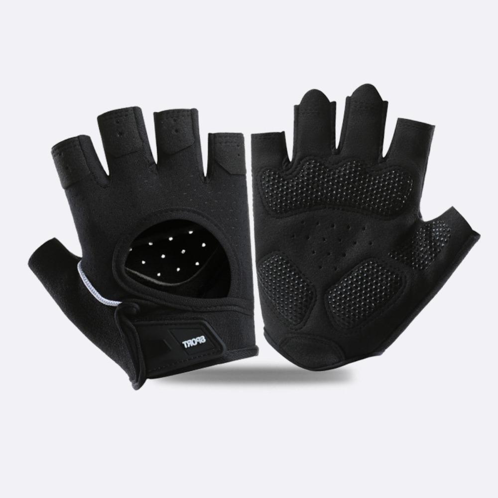 Anti-Slip Racing Finger Mittens Wear-Resistant Men'S Fingerless Gloves Outdoor Sport