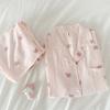 Spring and Autumn Clouds of Cotton Long-Sleeved Pajamas Homewear Set for Girls Cute Sweet Pajamas Long Pants Homewear