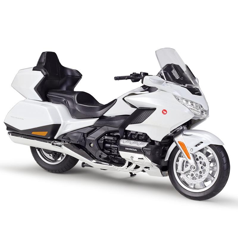 Масштаб 1/12 Welly 2020 Honda Gold Wing, литая под давлением модель мотоцикла, сверхмощный дорожный мотоцикл, коллекция игрушечных автомобилей из сплава, подарок для детей