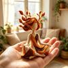 Абстрактная статуэтка девушки для йоги, статуя медитирующей женщины из смолы для декора спа, комнаты йоги, домашнего стола, полки, подарки для женщин