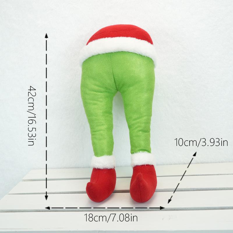 Elf Leg Christmas Tree Ornaments: Cute Festive Decorations & Window Pendants