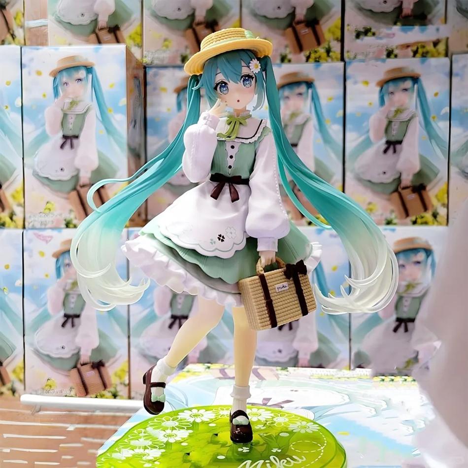 Модные фигурки Hatsune Miku Country Anime Игрушки Фигурка Действия ПВХ Модель Коллекция Кукла Подарок на День Рождения Декоративная Игрушка