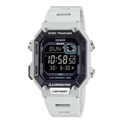 Мужские цифровые часы WS-B1000-8BV с Mobile Link, Bluetooth, шагомером, светло-серые, импортные