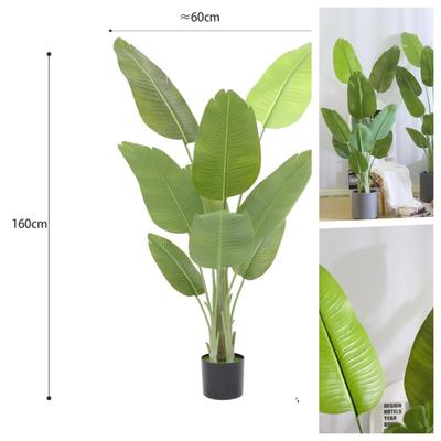 5-футовые искусственные растения «Райская птица», искусственное напольное дерево с кашпо, искусственное тропическое напольное растение «Арека» в горшке, большое шелковое растение
