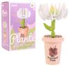 Construction Blocks Flowers Chrysanthemum In Pot Creative Nature Set