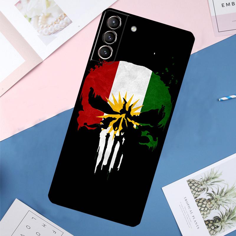 Kurdistan Flag Case For Samsung Galaxy S25 Ultra S24 S23 S22 S21 Ultra S9 S10 Plus S23 FE S25 FE Back Cover