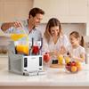 VEVOR Slushie Machine, 3L/100oz x 2 Tank Slushy Machine for Home, No Ice Needed Frozen Drink Maker, Margarita Maker with Self-Cleaning
