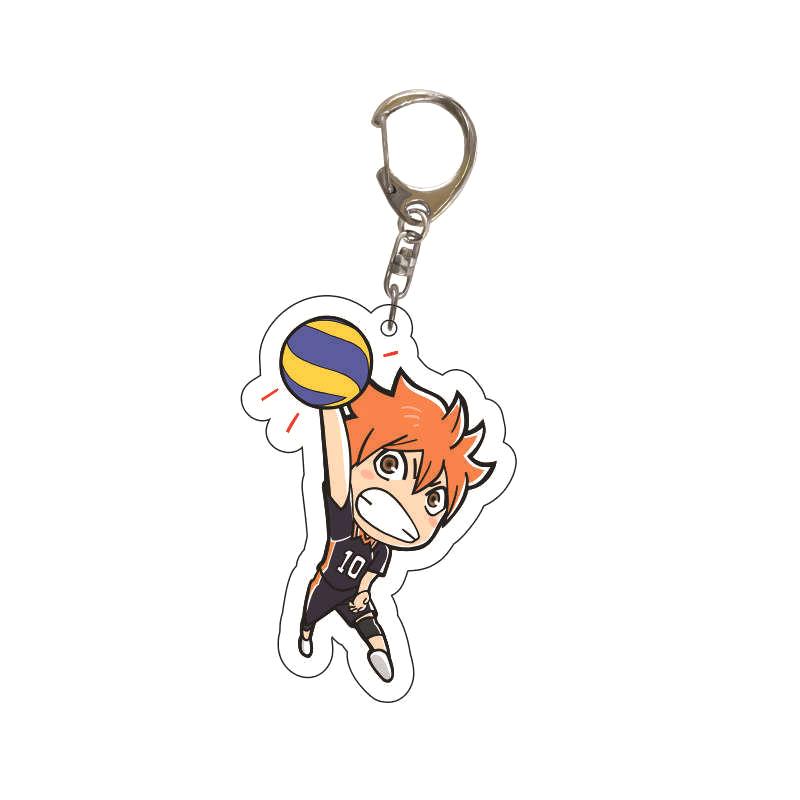 Мультфильм милый Haikyuu брелок акриловый кулон рюкзак подвесное украшение подарки