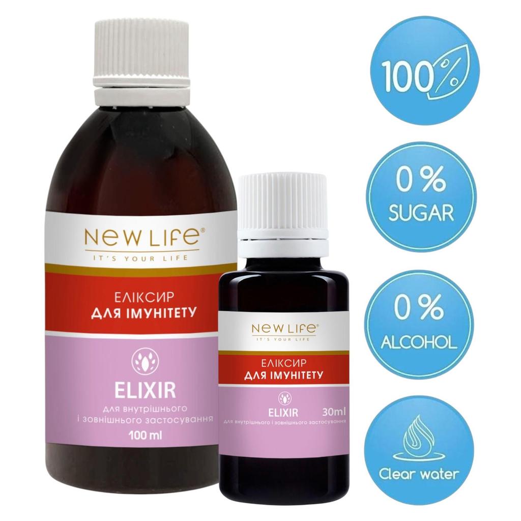 Эликсир для Иммунитета на Травах Диетическая Добавка New Life