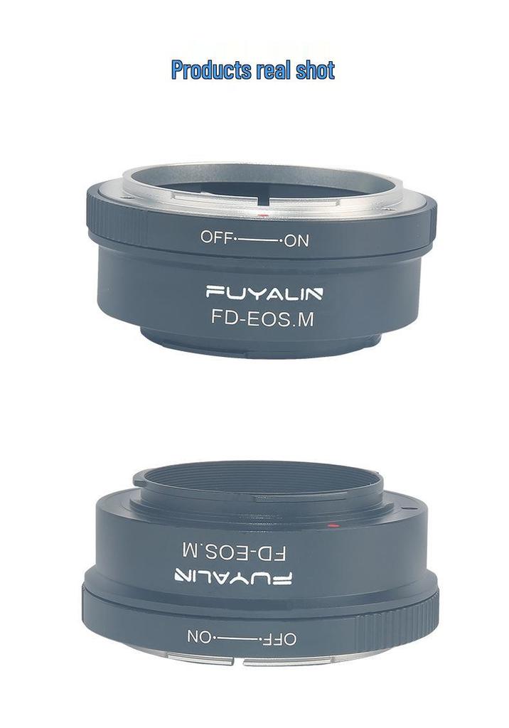 FD-EOSM Lens Adapter Ring for Canon FD/FL Lenses to EOSM M10/M5 Mirrorless Cameras