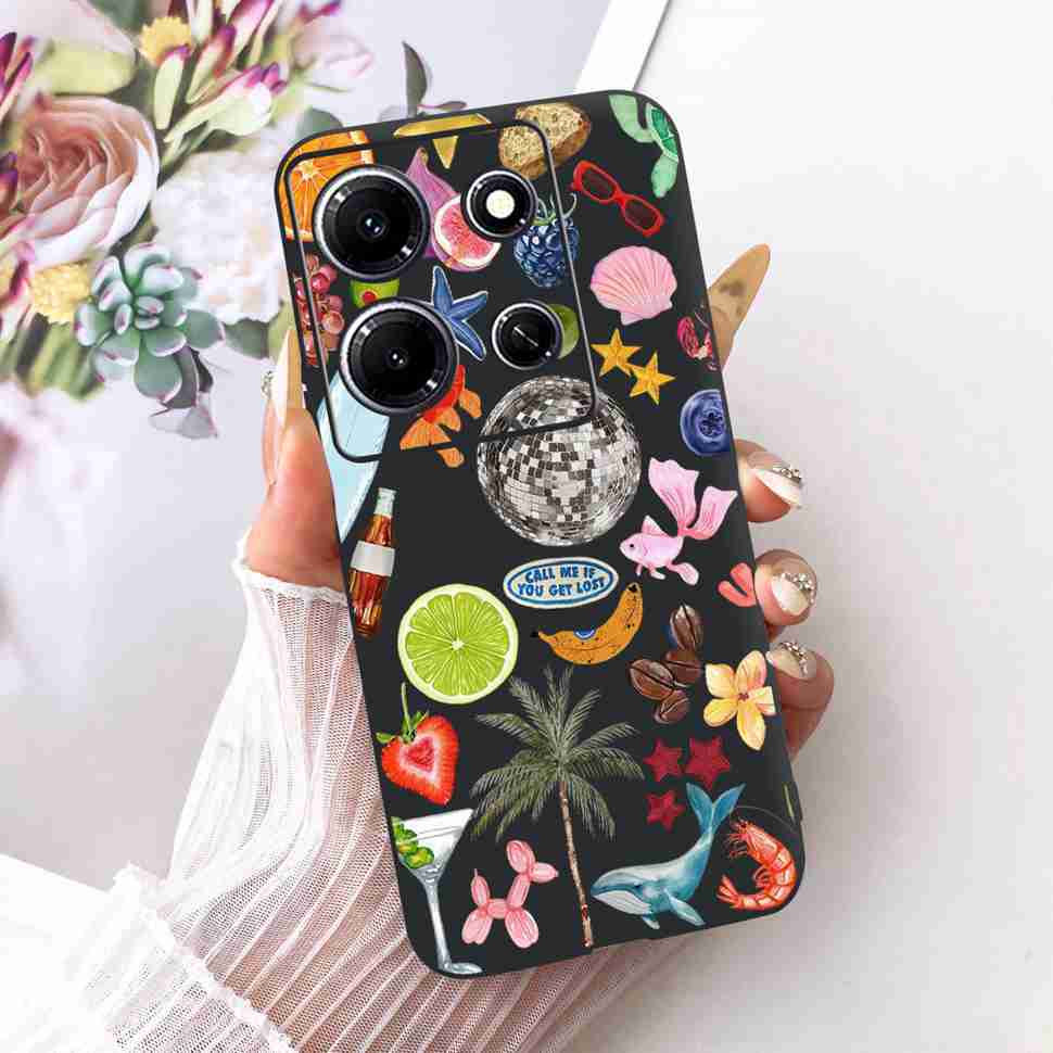 Чехол для телефона Infinix Note 30i X6716 Стильный окрашенный чехол для Infinix Note30i Note 30i Мягкий силиконовый ударопрочный чехол Fundas
